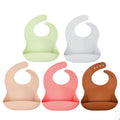 Kids Plate - Silicone Baby Feeding Bib with Adjustable Neck Strap
