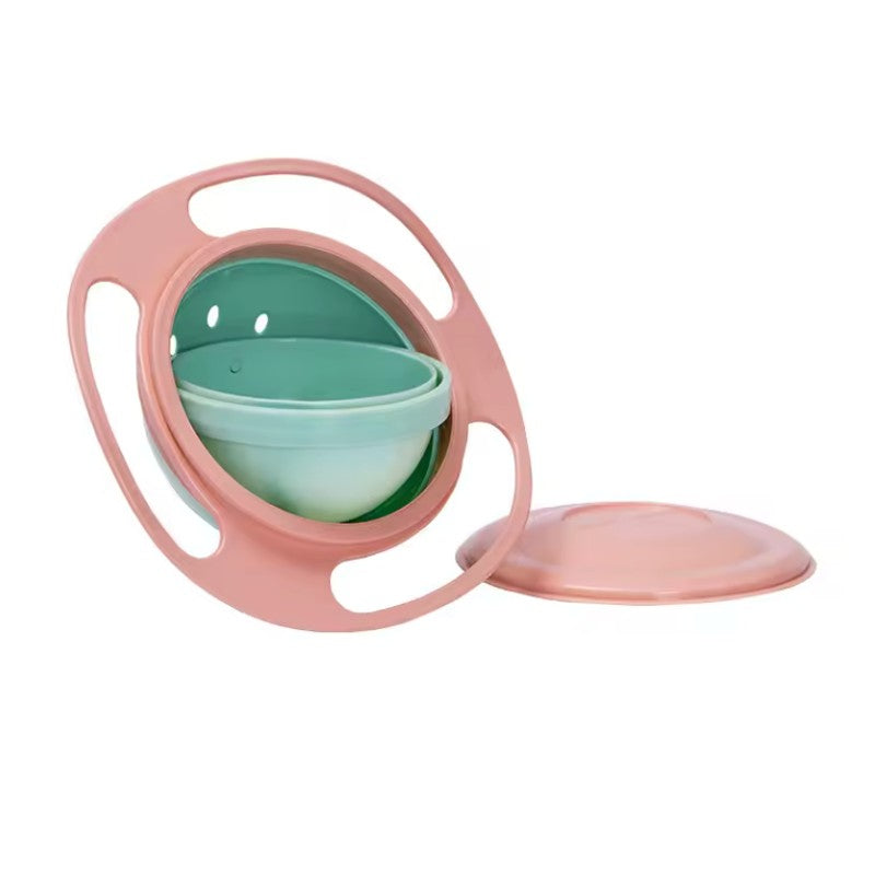 Kids Plate with Rotating Inner Bowl - Multiple Color Options