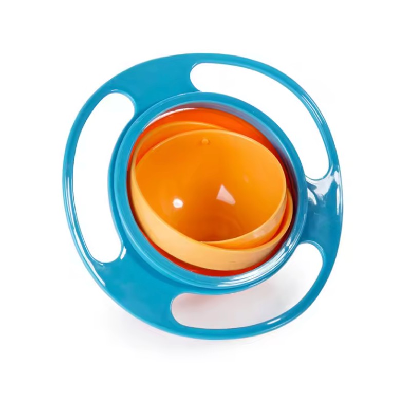 Kids Plate with Rotating Inner Bowl - Multiple Color Options