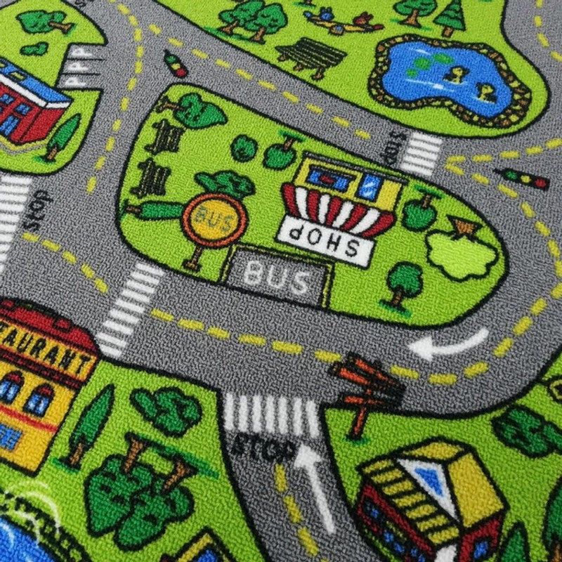 Kids Play Mat - City Map