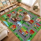 Kids Play Mat - Town Road Map