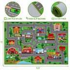 Kids Play Mat - Town Road Map