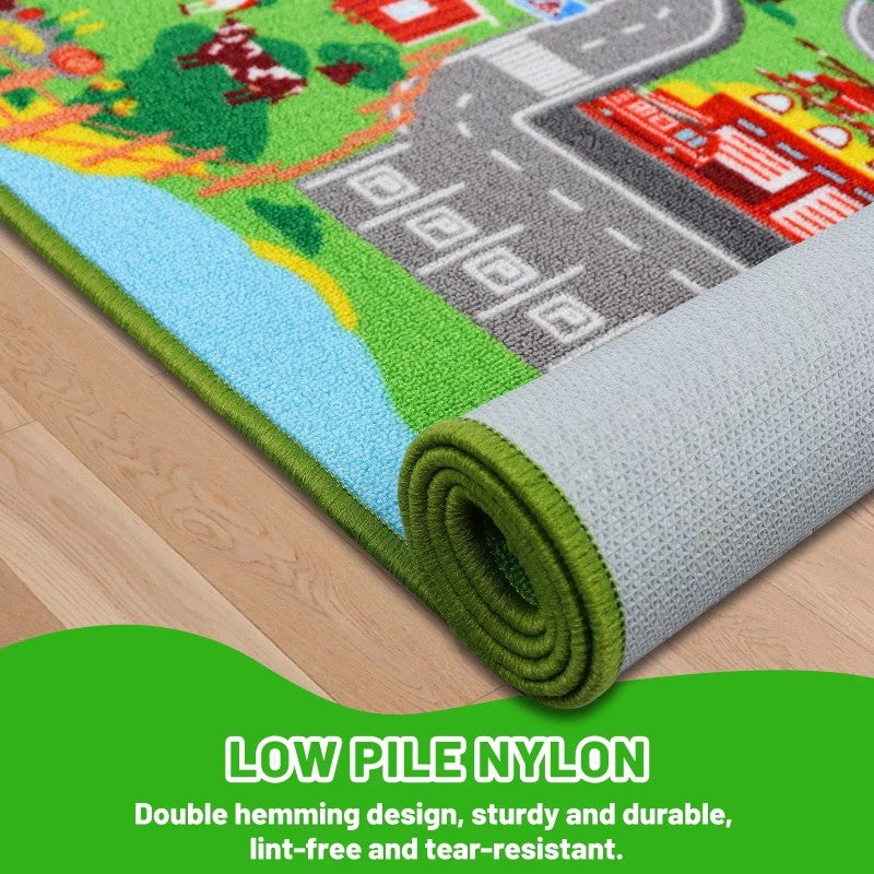 Kids Play Mat - Town Road Map