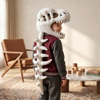 Kids' Skull Hood Costume Cape with Spine Detail