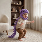 Kids' Skull Hood Costume Cape with Spine Detail