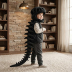 Kids' Skull Hood Costume Cape with Spine Detail