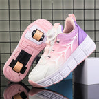 Kids' Sneakers with Wheels - Low-Top Double-Wheel and Four-Wheel Styles