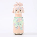 Kids Straw Water Bottle with Animal Cap