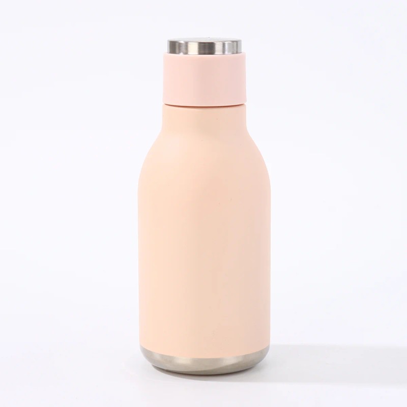 Kids Straw Water Bottle with Animal Cap
