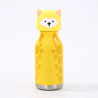 Kids Straw Water Bottle with Animal Cap