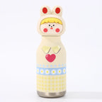 Kids Straw Water Bottle with Animal Cap