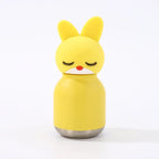 Kids Straw Water Bottle with Animal Cap