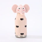 Kids Straw Water Bottle with Animal Cap