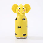 Kids Straw Water Bottle with Animal Cap