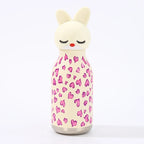 Kids Straw Water Bottle with Animal Cap