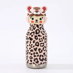 Kids Straw Water Bottle with Animal Cap