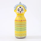 Kids Straw Water Bottle with Animal Cap