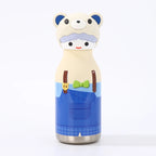 Kids Straw Water Bottle with Animal Cap
