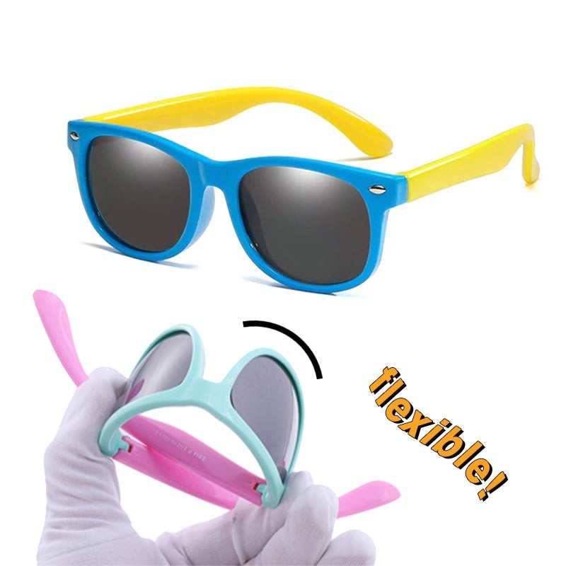 Kids Sunglasses - Dual-Tone Wayfarer Frame