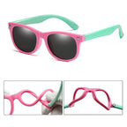Kids Sunglasses - Dual-Tone Wayfarer Frame