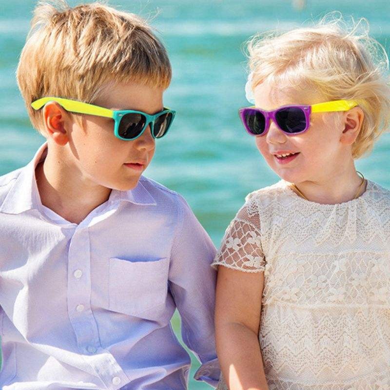 Kids Sunglasses - Dual-Tone Wayfarer Frame