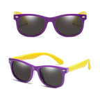 Kids Sunglasses - Dual-Tone Wayfarer Frame