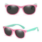 Kids Sunglasses - Dual-Tone Wayfarer Frame