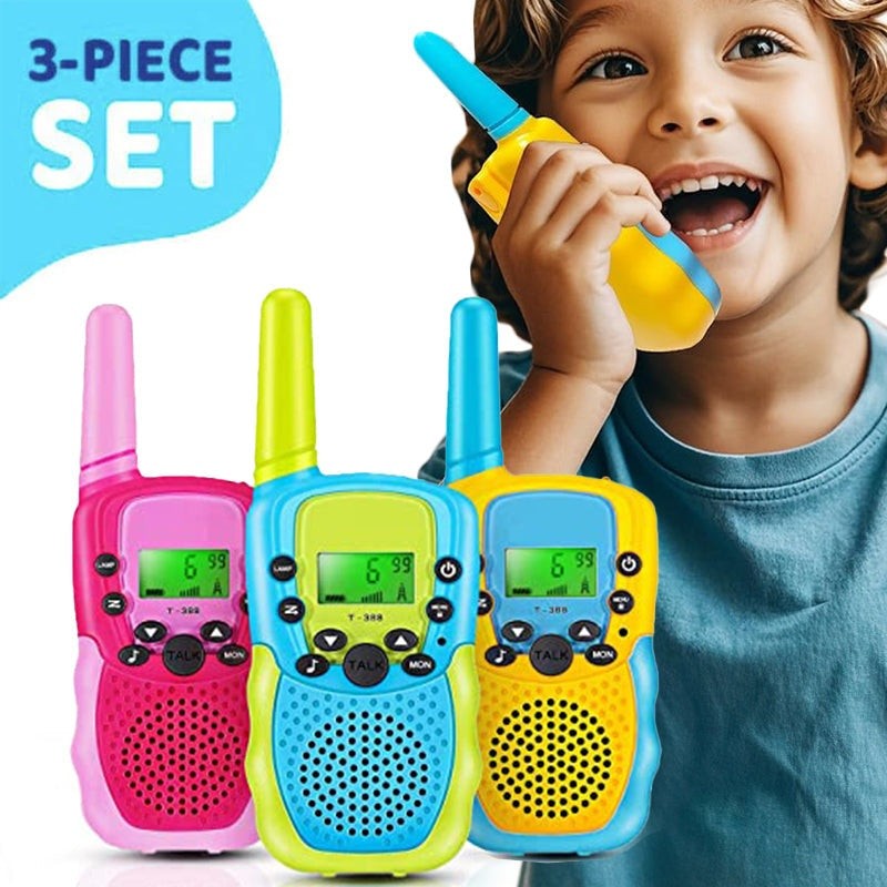 Kids Walkie-Talkie Set - Multi-Color
