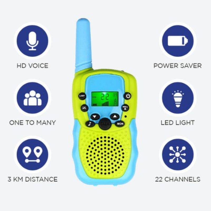 Kids Walkie-Talkie Set - Multi-Color