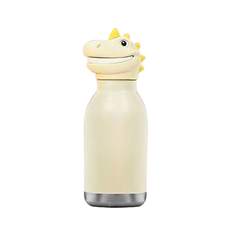 Kids Water Bottle - 3D Animal Lid Vacuum Insulated