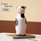 Kids Water Bottle - Vacuum Insulated with Animal Lid