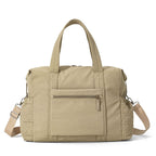 Large Capacity Tote Bag - Quilted Panel