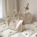 Large Diaper Bag - Bear Embroidery