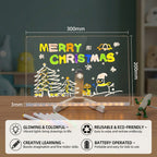 LED Drawing Board for Children - Light-Up Tracing Panel with Stand
