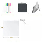 LED Drawing Board with Light-Up Base - Erasable and Reusable