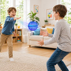 LED Hovering Flying Ball Toy - Spherical Cage Frame with Multicolour Lights