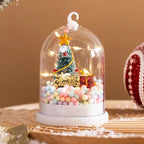 LED Mini Christmas Tree Decoration - Transparent Dome Cover