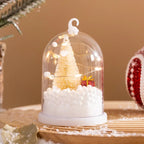 LED Mini Christmas Tree Decoration - Transparent Dome Cover
