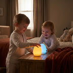 LED Night Light - Egg-Shaped with Touch Control