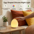 LED Night Light - Egg-Shaped with Touch Control