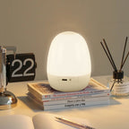 LED Night Light - Egg-Shaped with Touch Control