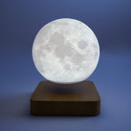 Levitating Moon Lamp with Magnetic Base