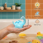 Light-Up Dinosaur Bath Toy Set