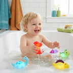 Light-Up Dinosaur Bath Toy Set