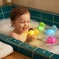 Light-Up Dinosaur Bath Toy Set - Multi-Color LED