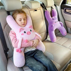 Almohada para reposacabezas de coche infantil con forma de animal