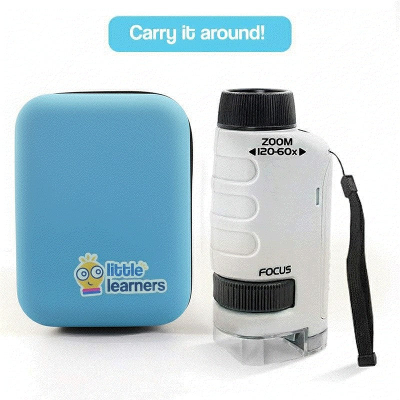 Little Learners Miniscope Carrying Case - Light Blue