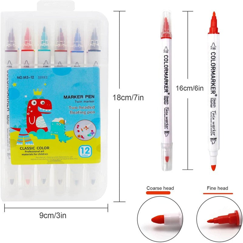 Magic Water Pen Set - Dual-Tip Floating Ink Markers
