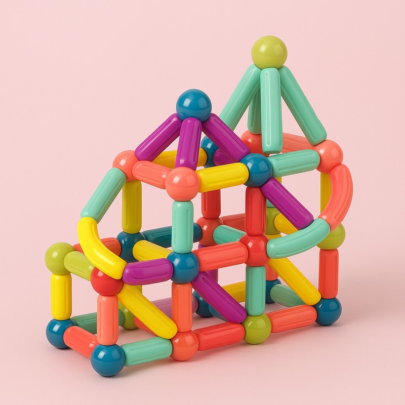 Magnet Toys Set - Magnetic Sticks and Balls