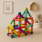 Magnet Toys Set - Magnetic Sticks and Balls